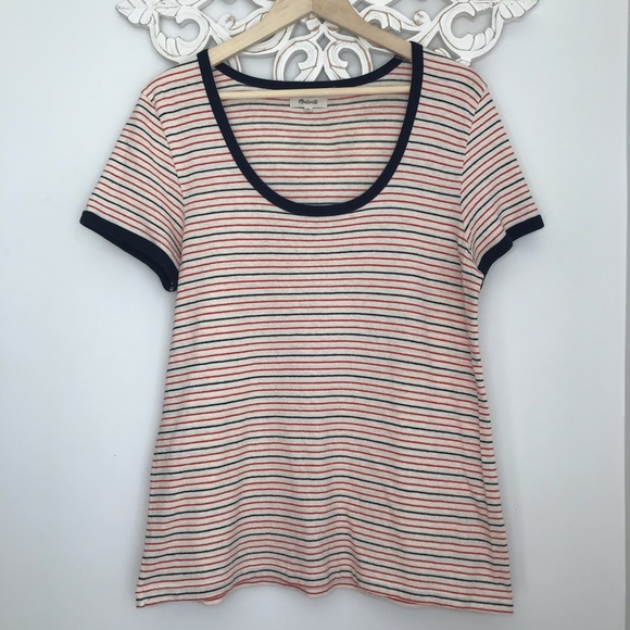 Madewell Tops - MADEWELL Striped Women's Soft Stretchy Tshirt XL. Madewell Tops - MADEWELL Striped Women's Soft Stretchy Tshirt XL.
